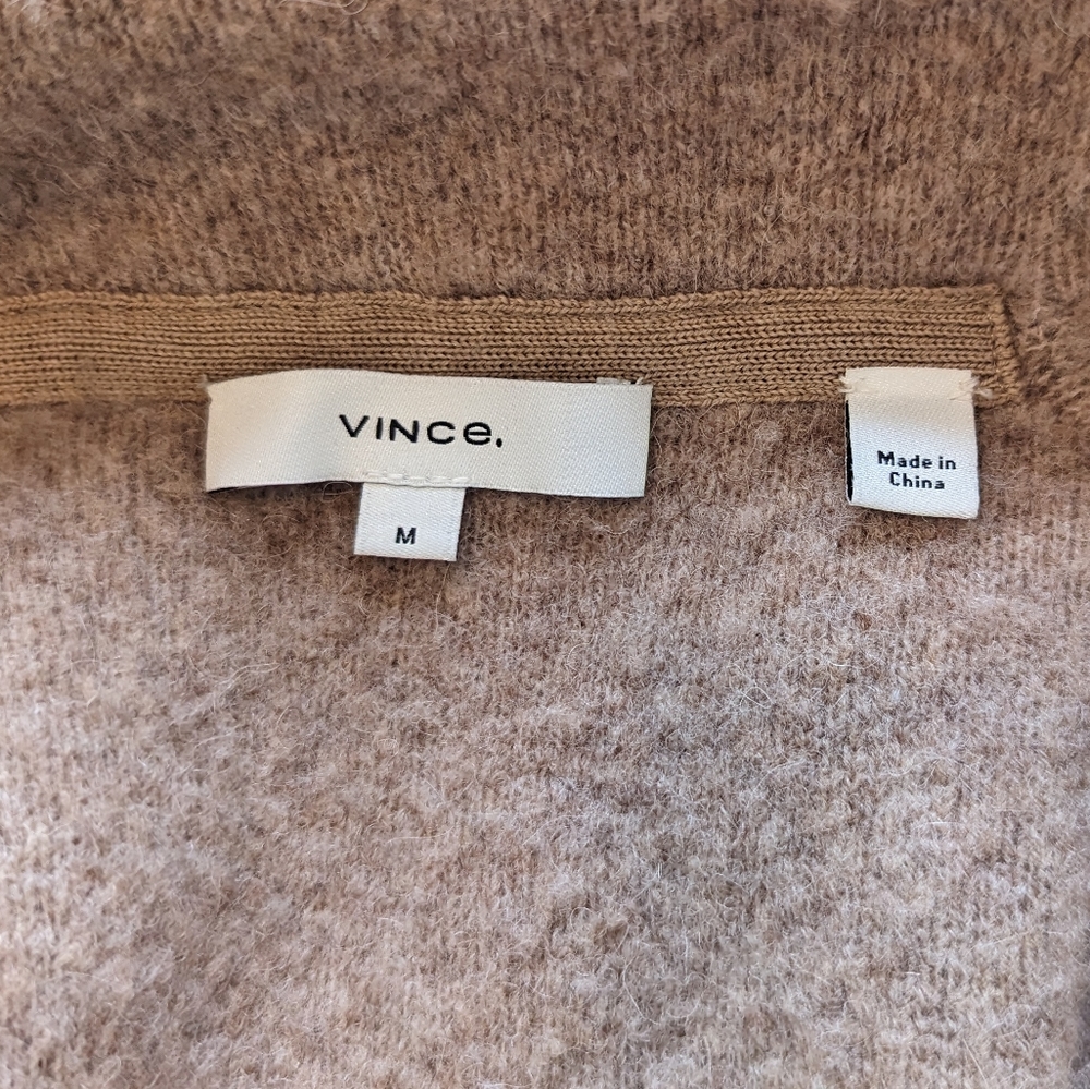 Vince Alpaca Wool cardigan coat - Picture 6 of 11